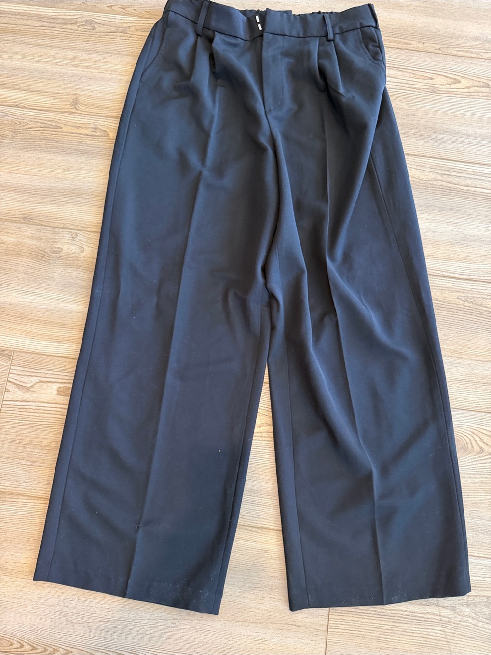Steve Madden Black Wide-Leg Women's Dress Pants